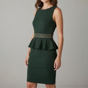 46. VERO MODA Dress - Dark Green - Size XS
